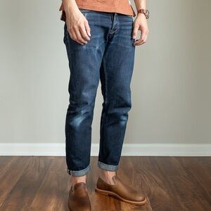 Railcar Fine Goods Men's Jeans in Dark Indigo